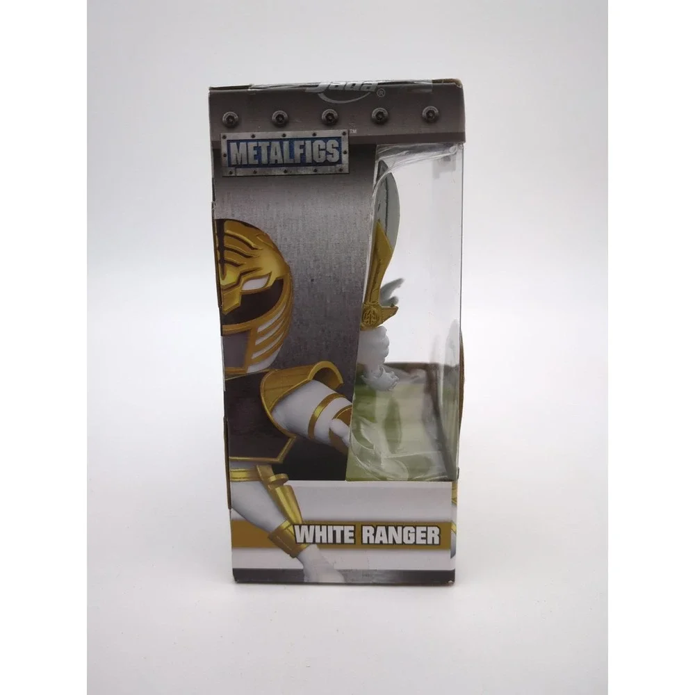 Jadatoys Metalfigs Mighty Morphin Power Rangers White Ranger GameStop Exclusive